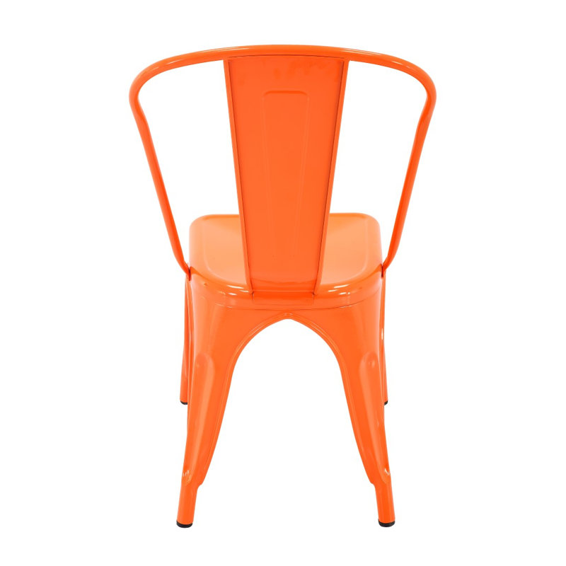 Chaise de patio empilable Wynn, Orange