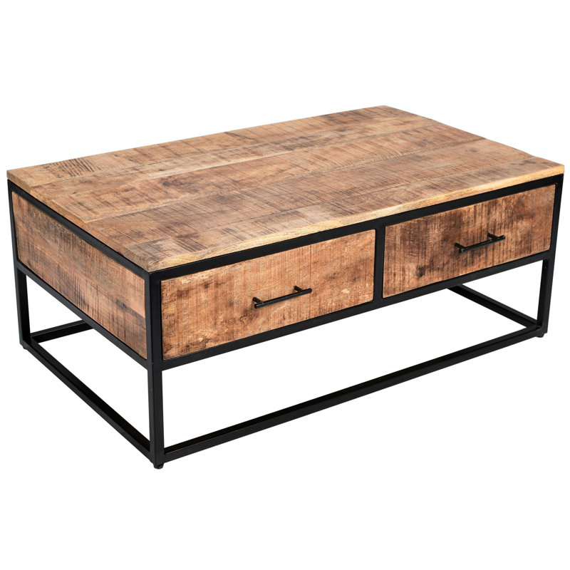 Sylvia Sled Coffee Table with Storage