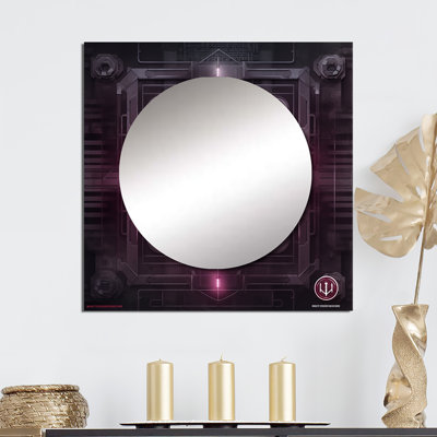 Deakyne - Miroir mural géométrique moderne pour salon