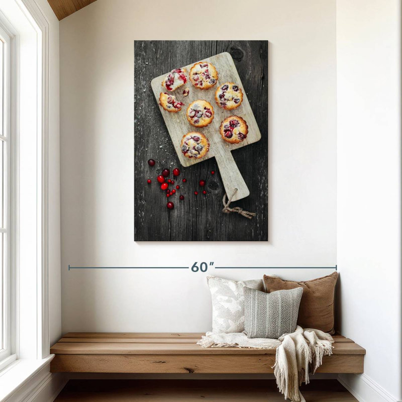 Yarlin Cranberry Muffin Dessert, 45" H x 30" W