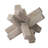 Haruto Brown Solid Wood Abstract Geometric Tabletop Sculpture-1448971336