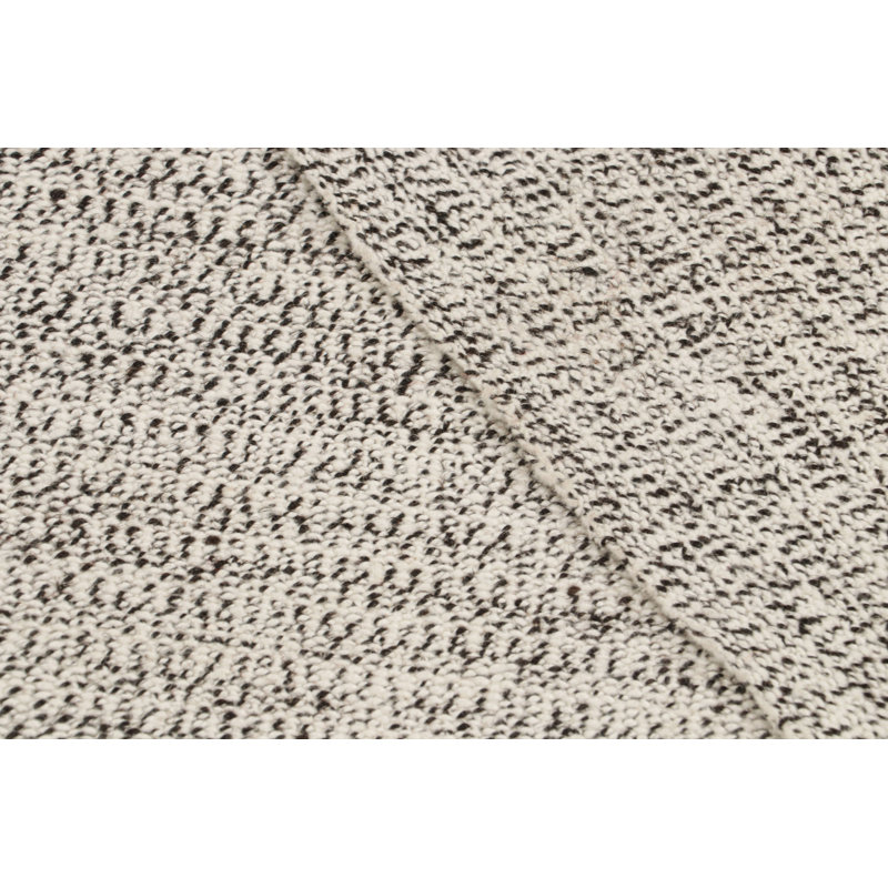 Hand Knotted Wool Area Rug in Gray