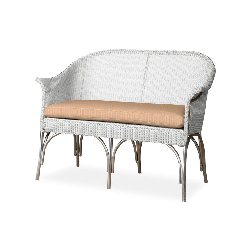 All Seasons Outdoor 2 - Seat, White, Bamboo Bay Sky
