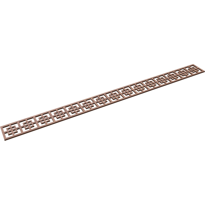 Moulure de chantournage Cambridge, Noyer, H 4 po x l 46,375 po x P 0,25 po