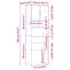 Engineered Wood Bathroom Cabinet-333797370