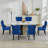 PU Leather Dining Chairs with Pull Ring-443848404