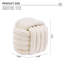 Repose-pieds en tissu Chenille