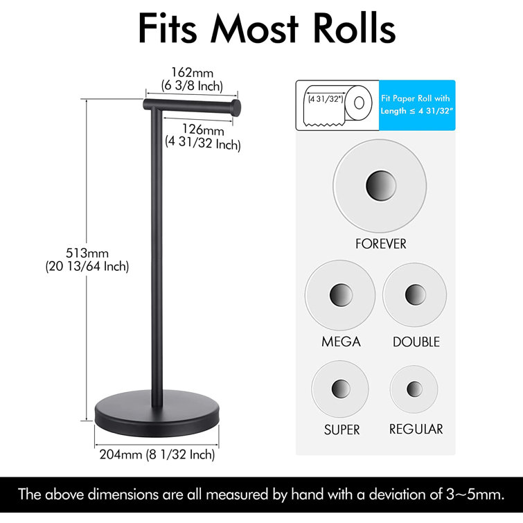 Crestone Freestanding Toilet Paper Holder