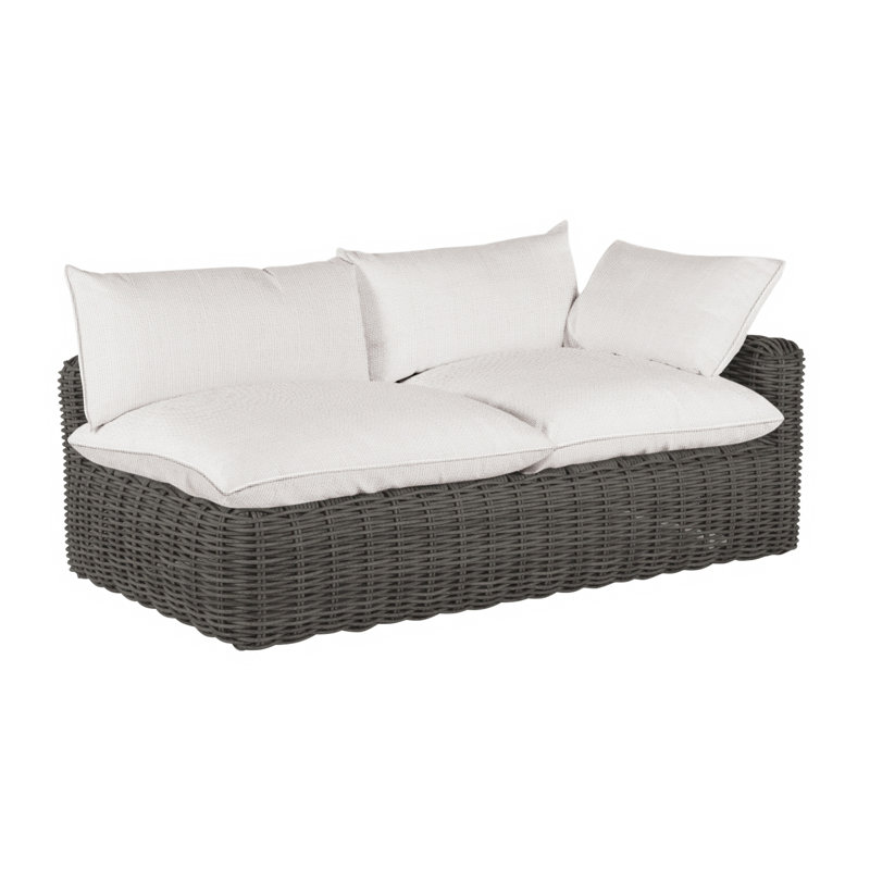 Causeuse Montecito, Welt, Lin neige, Gris ardoise