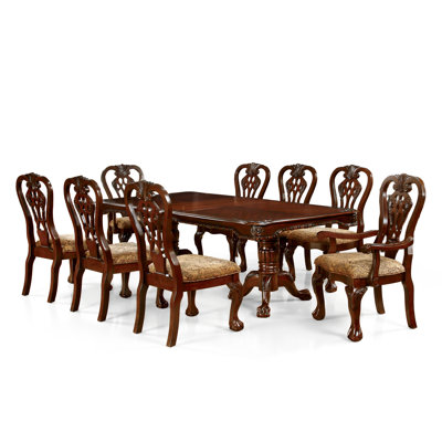 Jeremie 9-Piece Extendable Dining Table Set