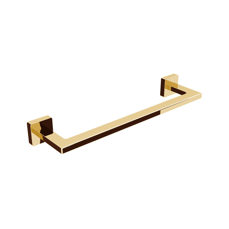 Dado Towel Bar, Polished Gold