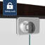 Curio Cabinet  Display Glass Cabinet  with Lockable Double Doors-923087335