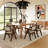 Meridian Solid Wood Dining Table-1056243018-1056243019