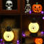 Ensemble de 2 lumières citrouilles d'Halloween