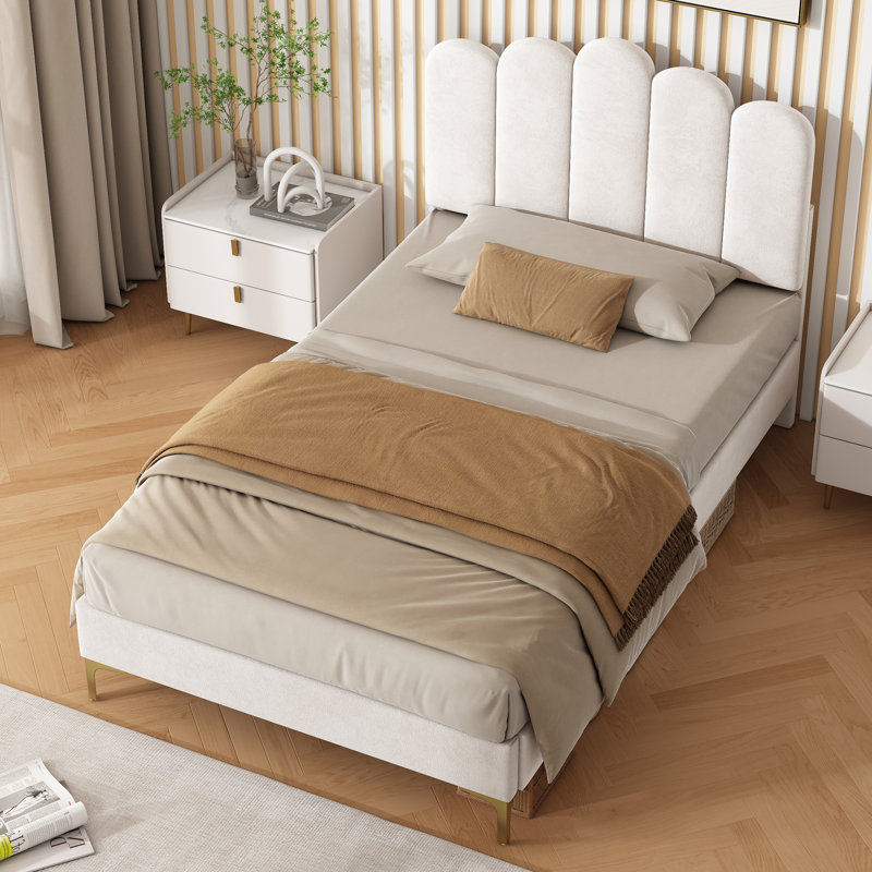 Upholstered Bed, Single (3')