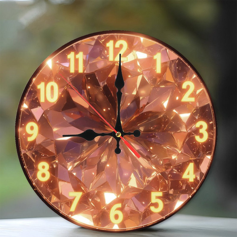 Horloge à diamants