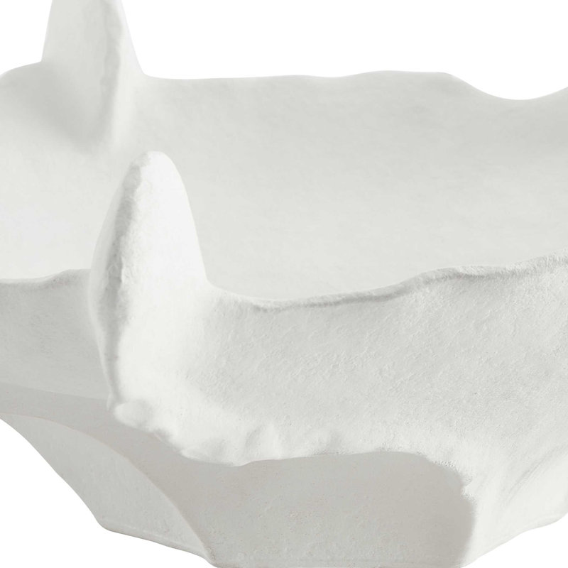 Bol d'extérieur blanc Uttermost Coral Mirage