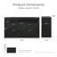 Commode 4 tiroirs avec tablette Hildebran-124414194