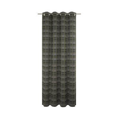 Devore Polyester Room Darkening Curtain Single Panel