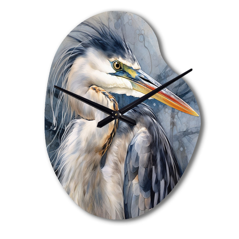 Horloge murale Coccia Heron Waterbird II - Heron, Grand