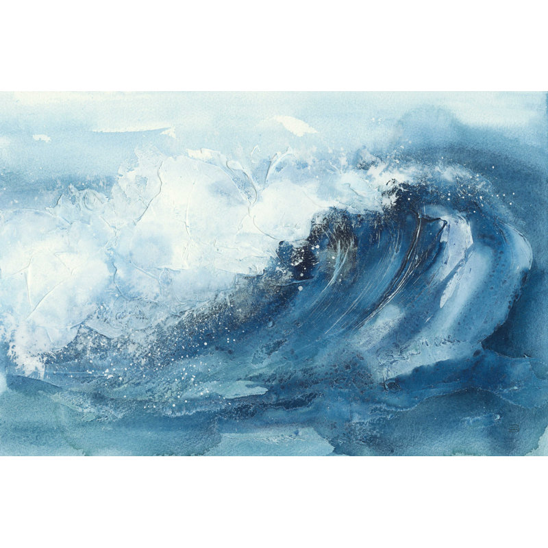 «Adhley Waves V» sur toile par Chris Paschke, H 8 po x l 12 po x P 1,25 po