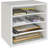 Reagan 4 Tier Paper and File Organizer with Removable Shelve-66131986