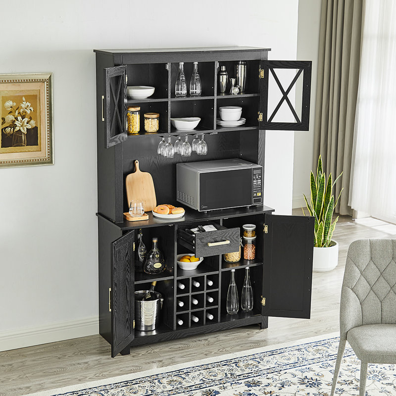 Armoire bar, Noir
