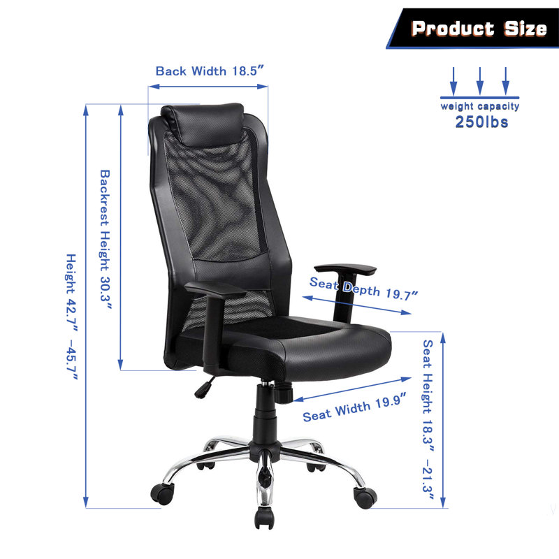 Chaise de cadre ergonomique