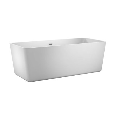 Aliza 1755mm x 750mm Soaking Acrylic Bathtub
