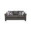 Canapé avec coussin gris anthracite Ralston