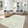 Abstract Washable Area Rug Soft Bedroom Rug for Living Room Ultra-Thin Non Slip Office Carpet
