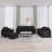 Sofa Set Black