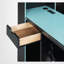 Lit de jour avec bureau et rangement intégrés, multifonctionnel, structure en bois, tablettes ouvertes, minimaliste contemporain, peu encombrant-520255987-520255981