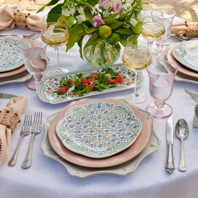Berry & Thread 5 - Piece Place Setting - Hand Forged, Bright Satin