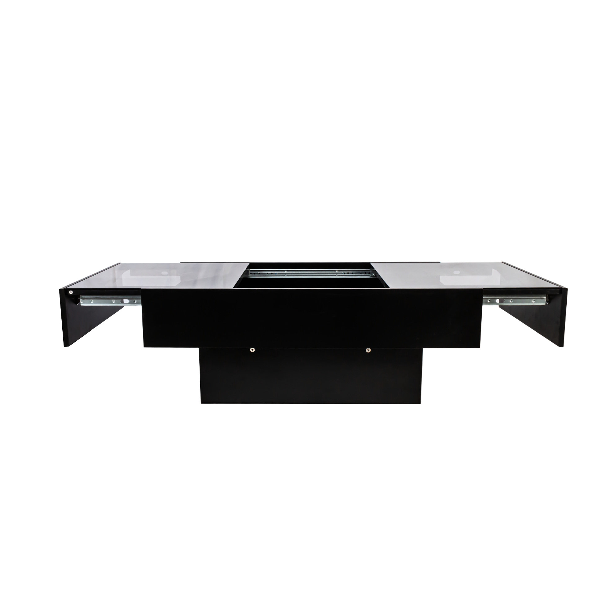 Curated visual reference: Hidden Compartment Living Room Design Reference: Ivy Bronx Center Table With Sliding Surface And Hidden Compartment