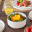 12-Piecee Porcelain Dinnerware Set, Dinner Plate, Dessert Plate And Bowl Set For 4 Person, Plain White-1976025532