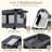 4-in-1 Convertible Baby Playard with Bassinet, Diaper Changer, Cradle&Bedside Sleeper-365987564