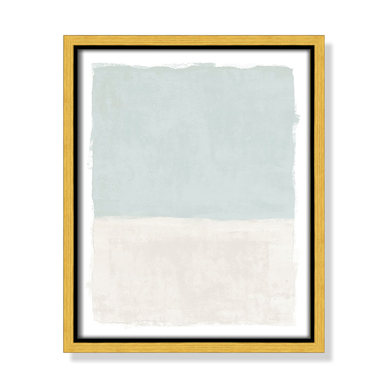 Ocean Tides I Print by Natalie Carpentieri, 9.5'' W x 11.5'' H, Gold Floater