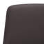 Tabouret de comptoir en similicuir de style moderne avec structure en fer chromé Bohy-1586220874