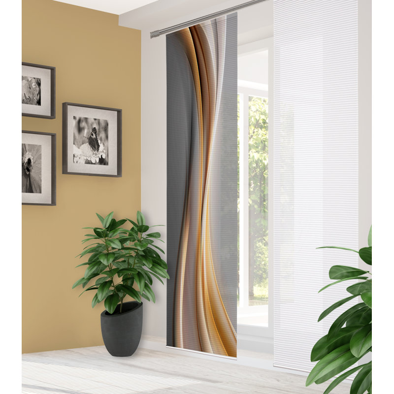 Semi Sheer Sliding Panel Single Panel