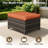 Osage 5-Piece Outdoor Swivel Glider Set with Cushions, Ottoman & Side Table-1346864878