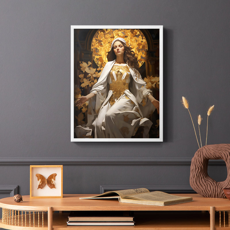 WOMEN Series DL XXXV - reproduction encadrée de qualité supérieure - prête à être accrochée - aucun clou requis