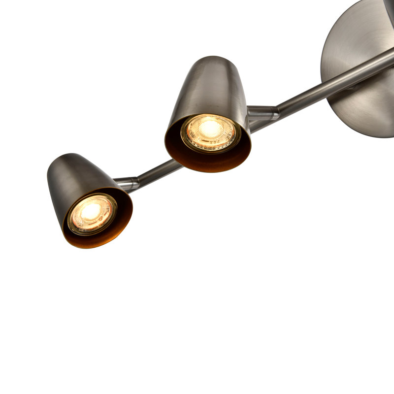 Harjovan 28'' 4 -Light Linear Track Kit with Dimmable