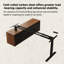 Solid Wood Walnut Color Electric Standing Desk-1148989519