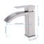 Waterfall Spout Bathroom Sink Single Handle Faucet With Pop-Up Drain (With Overflow)-126707758