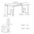 Sintered stone ash dining table set-110440811