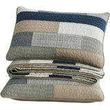 Dylan Cotton Patchwork Quilt Set