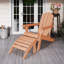 Ensemble de 4 repose-pieds Adirondack Hdpe Classic-1158755497