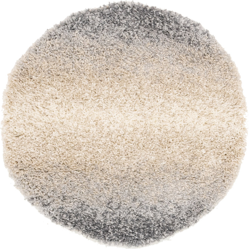 Mitzy Striped Indoor Rug, Round 3'3"