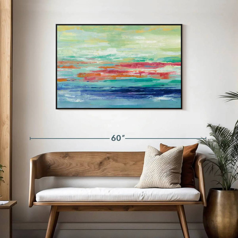 California Surf, Floating Frame Black, 43" X 29"